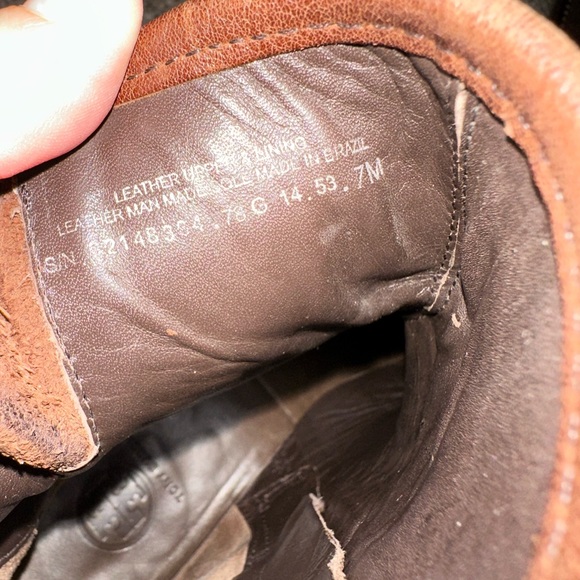 Tory Burch Brown Leather Ankle Boots with Buckle - Picture 4 of 4